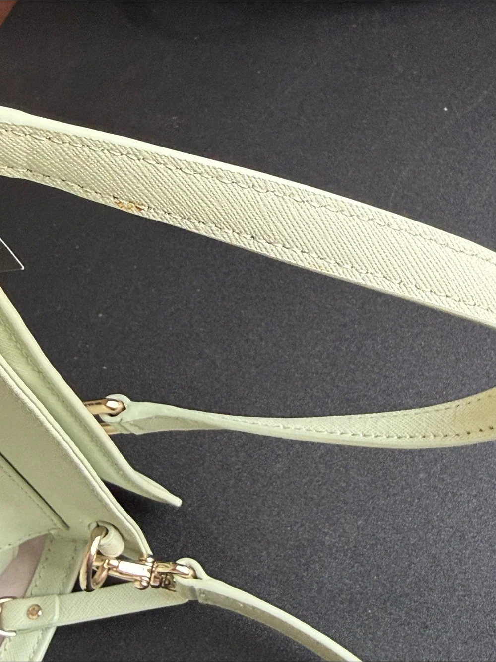 kate spade Mint Green Saffiano Leather Satchel